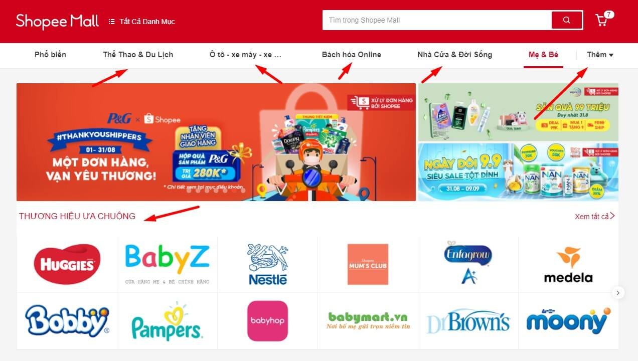 Trang Trí Gian Hàng Shopee Sang – Xịn – Mịn 2021