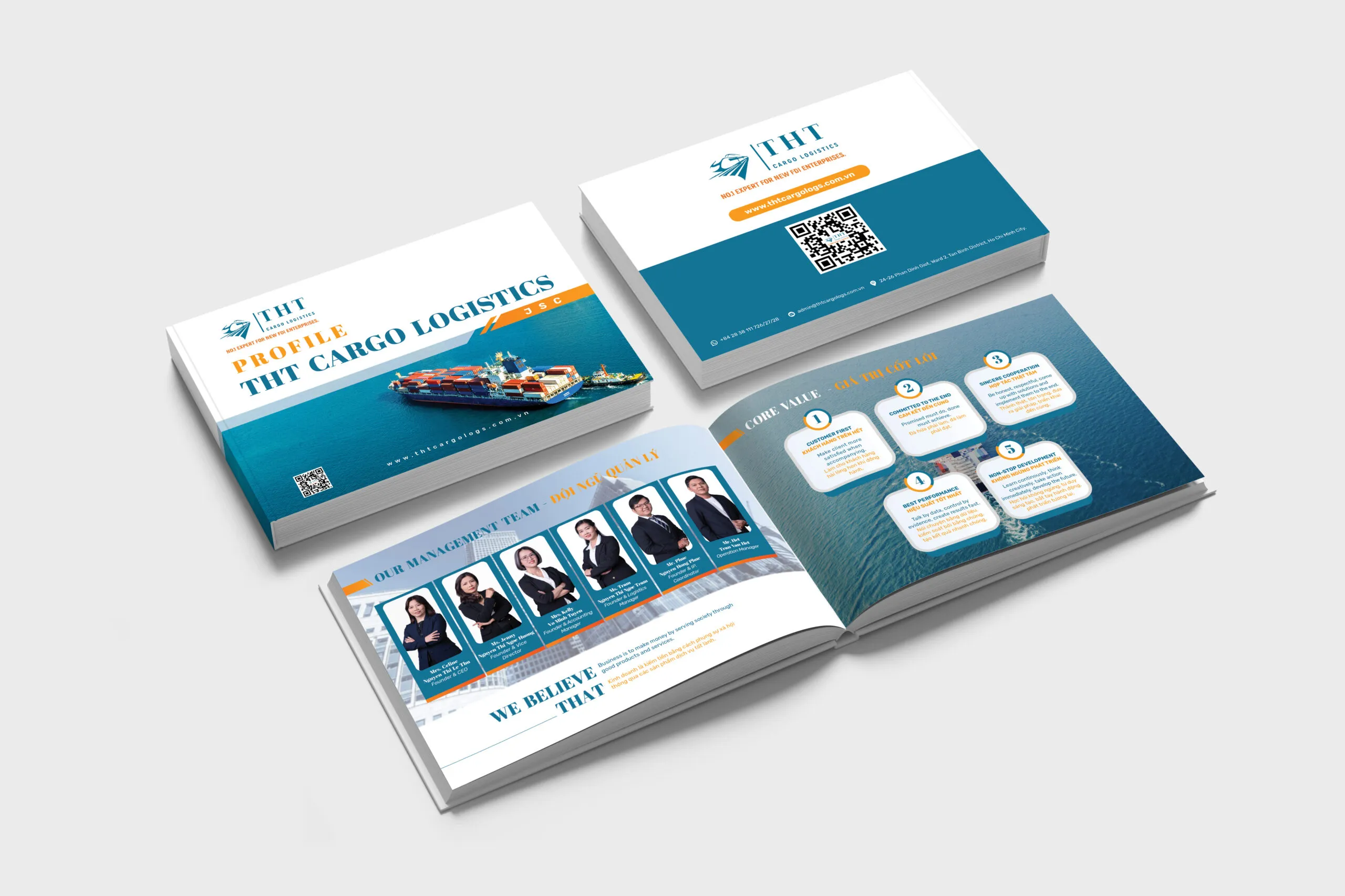 Hình ảnh minh họa: Thiết kế Profile THT CARGOLOGS